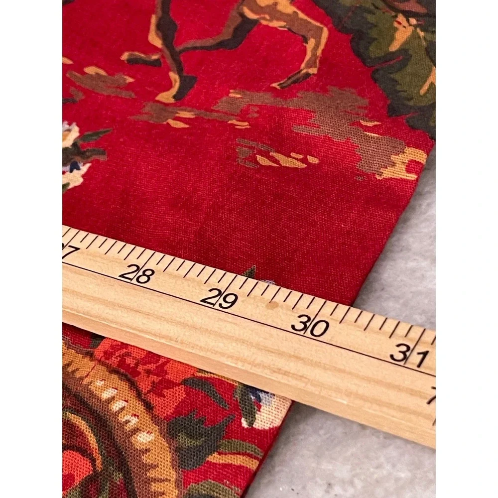 Pottery Barn Pillow Shams Set of 2 23.5 Euro Spice Route Chinoiserie Red Square